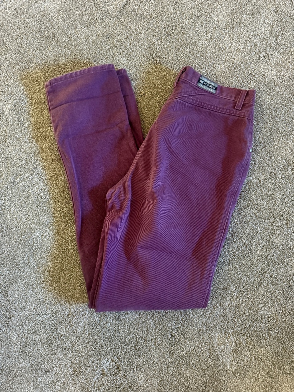 Womens vintage purple rockies jeans size 11/12 long
